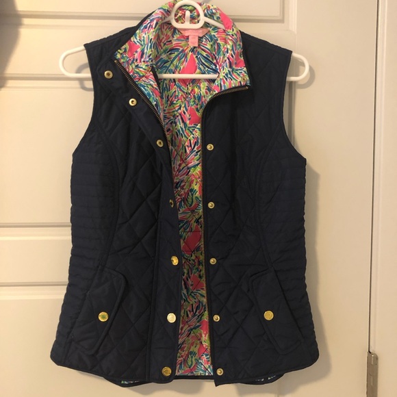 Lilly Pulitzer Blake Quilted Vest - Picture 7 of 7